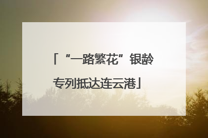 “一路繁花”银龄专列抵达连云港