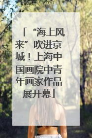 “海上风来”吹进京城！上海中国画院中青年画家作品展开幕