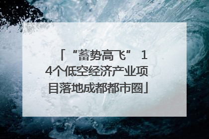 “蓄势高飞” 14个低空经济产业项目落地成都都市圈