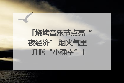 烧烤音乐节点亮“夜经济” 烟火气里升腾“小确幸”