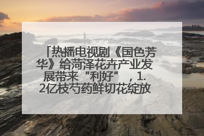 热播电视剧《国色芳华》给菏泽花卉产业发展带来“利好”，1.2亿枝芍药鲜切花绽放“国色芳华”