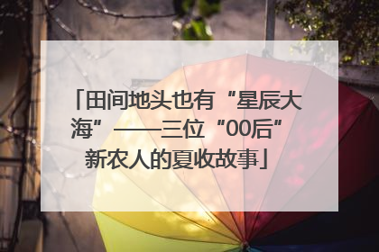 田间地头也有“星辰大海”——三位“00后”新农人的夏收故事