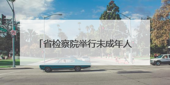 省检察院举行未成年人主题检察开放日活动