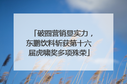 破圈营销显实力，东鹏饮料斩获第十六届虎啸奖多项殊荣