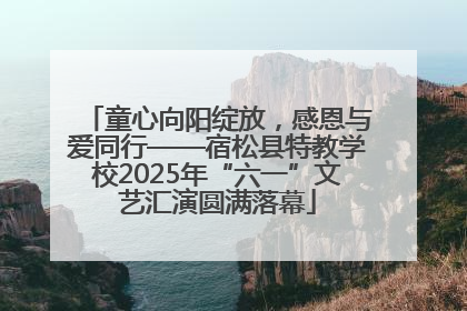 童心向阳绽放，感恩与爱同行——宿松县特教学校2025年“六一”文艺汇演圆满落幕