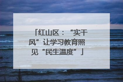 红山区：“实干风”让学习教育照见“民生温度”