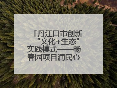 丹江口市创新“文化+生态”实践模式——畅春园项目润民心护碧水显成效