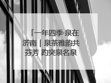 一年四季·泉在济南｜泉茶雅韵共芬芳 趵突泉名泉茗茶品鉴会举行