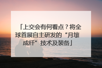 上交会有何看点？将全球首展自主研发的“月壤成纤”技术及装备