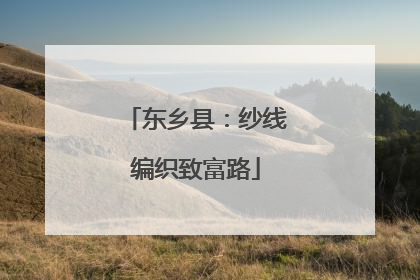 东乡县：纱线编织致富路