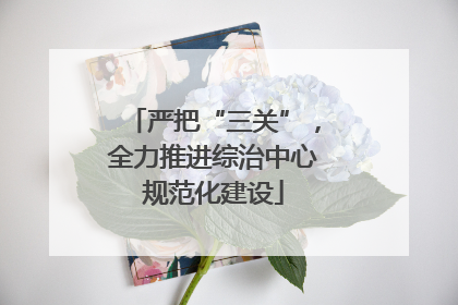 严把“三关”，全力推进综治中心规范化建设