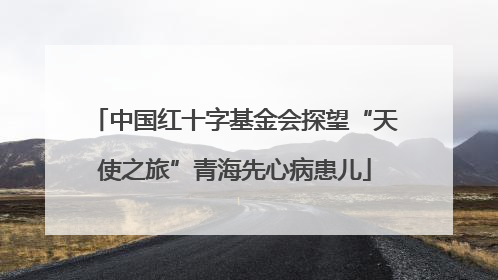 中国红十字基金会探望“天使之旅”青海先心病患儿