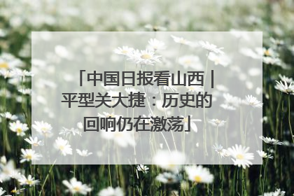 中国日报看山西｜平型关大捷：历史的回响仍在激荡