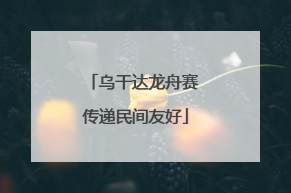 乌干达龙舟赛传递民间友好