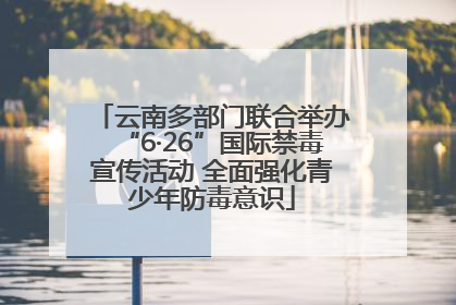 云南多部门联合举办“6·26”国际禁毒宣传活动 全面强化青少年防毒意识