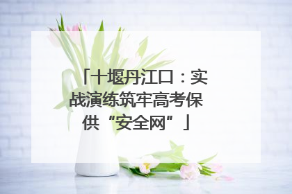 十堰丹江口：实战演练筑牢高考保供“安全网”