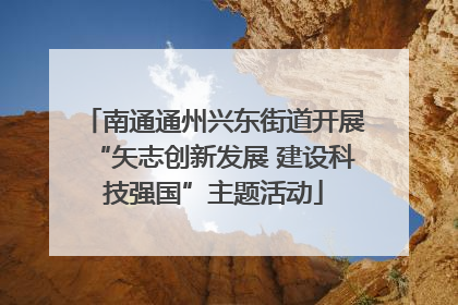 南通通州兴东街道开展“矢志创新发展 建设科技强国”主题活动