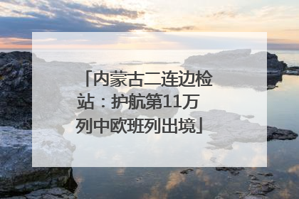 内蒙古二连边检站：护航第11万列中欧班列出境