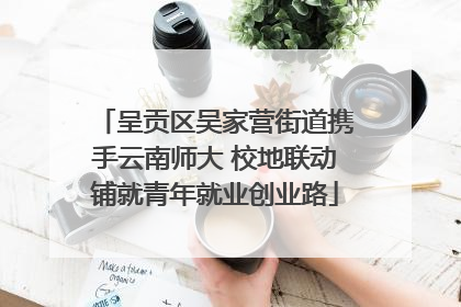 呈贡区吴家营街道携手云南师大 校地联动铺就青年就业创业路