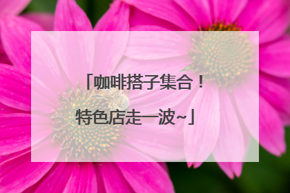 咖啡搭子集合！特色店走一波~