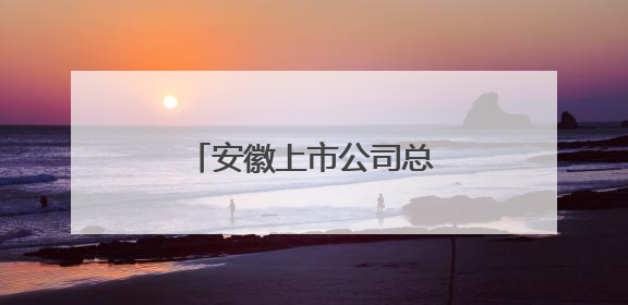 安徽上市公司总数达186家