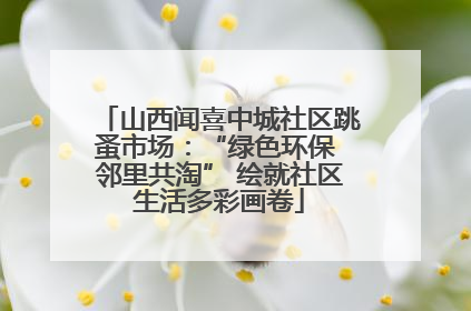山西闻喜中城社区跳蚤市场：“绿色环保 邻里共淘” 绘就社区生活多彩画卷