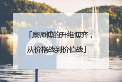 康师傅的升维博弈，从价格战到价值战