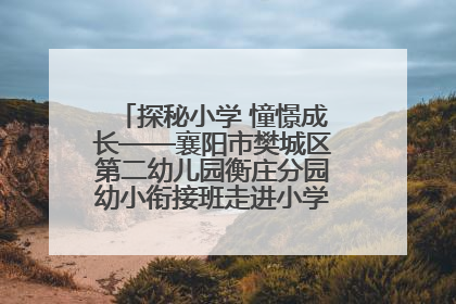 探秘小学 憧憬成长——襄阳市樊城区第二幼儿园衡庄分园幼小衔接班走进小学开展参观体验活动