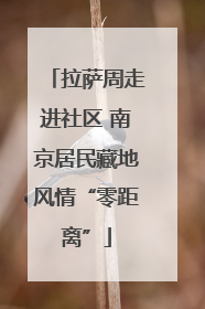 拉萨周走进社区 南京居民藏地风情“零距离”