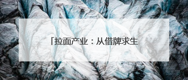 拉面产业：从借牌求生到品牌出海——青海县域经济发展观察·化隆篇