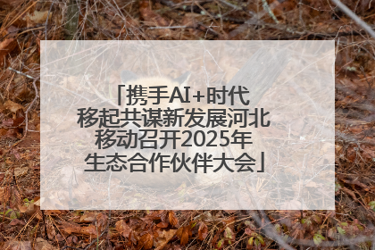 携手AI+时代 移起共谋新发展河北移动召开2025年生态合作伙伴大会