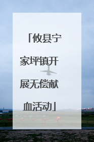 攸县宁家坪镇开展无偿献血活动
