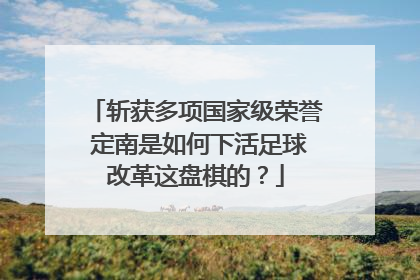 斩获多项国家级荣誉 定南是如何下活足球改革这盘棋的？