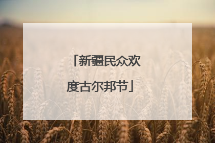 新疆民众欢度古尔邦节