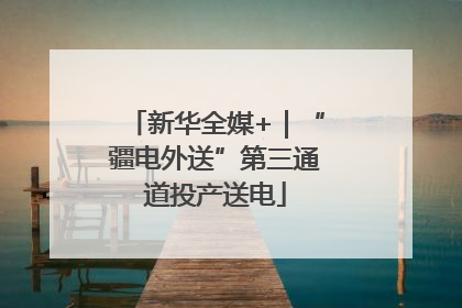 新华全媒+｜“疆电外送”第三通道投产送电