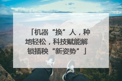机器“换”人，种地轻松，科技赋能解锁插秧“新姿势”