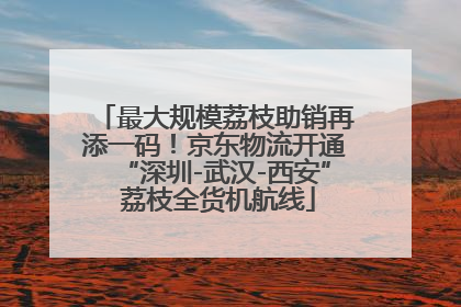 最大规模荔枝助销再添一码！京东物流开通“深圳-武汉-西安” 荔枝全货机航线