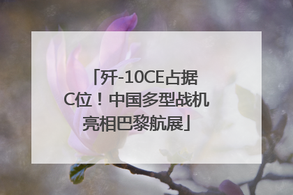 歼-10CE占据C位！中国多型战机亮相巴黎航展
