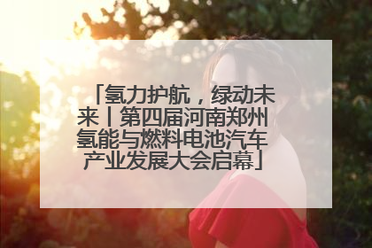 氢力护航，绿动未来丨第四届河南郑州氢能与燃料电池汽车产业发展大会启幕