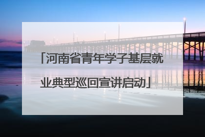 河南省青年学子基层就业典型巡回宣讲启动