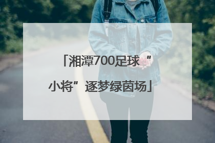 湘潭700足球“小将”逐梦绿茵场