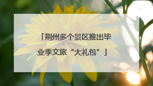 荆州多个景区推出毕业季文旅“大礼包”