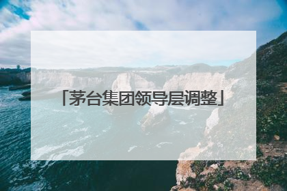 茅台集团领导层调整