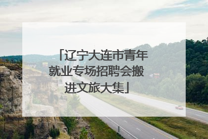 辽宁大连市青年就业专场招聘会搬进文旅大集