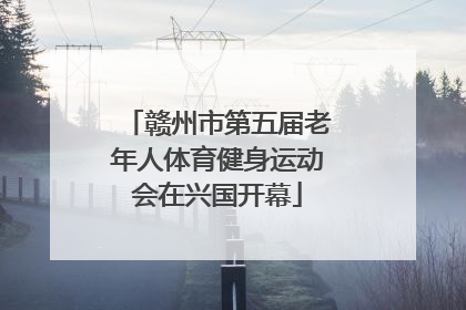 赣州市第五届老年人体育健身运动会在兴国开幕