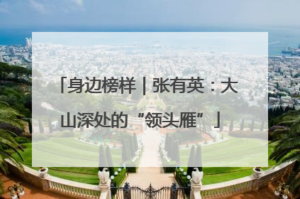 身边榜样｜张有英：大山深处的“领头雁”