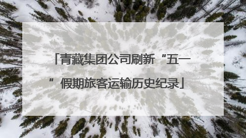 青藏集团公司刷新“五一”假期旅客运输历史纪录