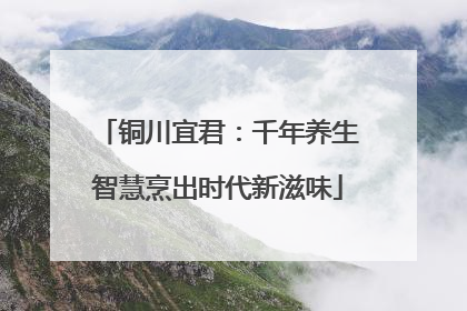 铜川宜君：千年养生智慧烹出时代新滋味
