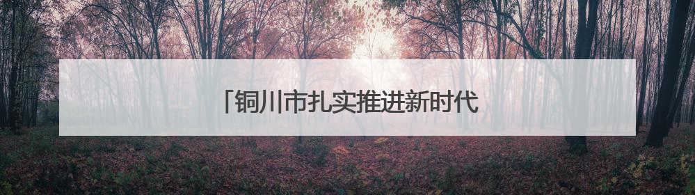 铜川市扎实推进新时代文明实践工作走深走实