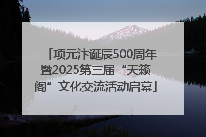 项元汴诞辰500周年暨2025第三届“天籁阁”文化交流活动启幕